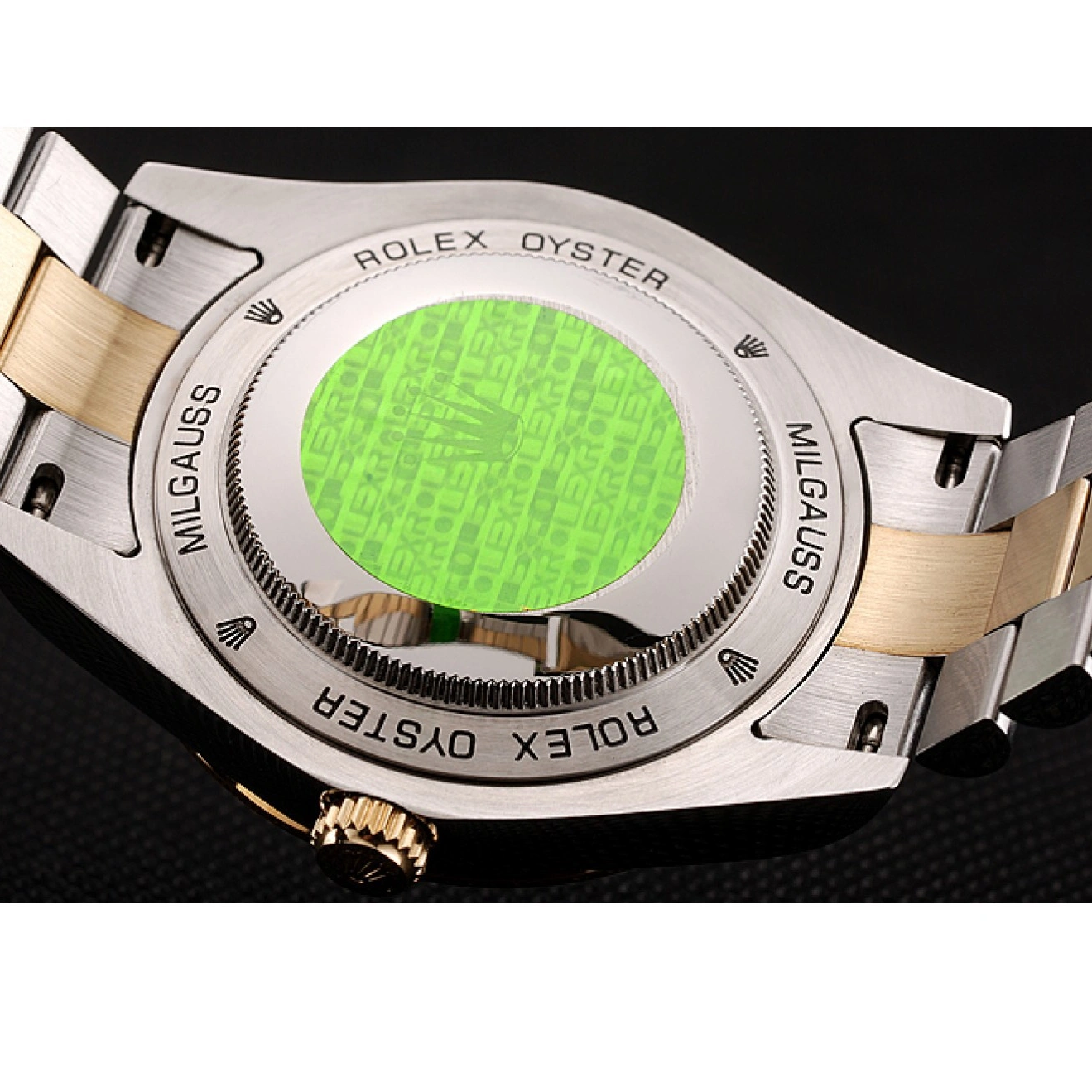 Aaa fake watches Dial 1453971 White Steel Gold Bracelet Stainless Diamond Day-Date Two Tone Swiss Rolex Case 1025